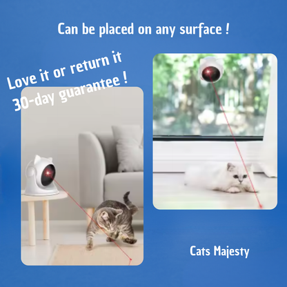 Jouet automatique pour chat. Laser rouge pour chat 