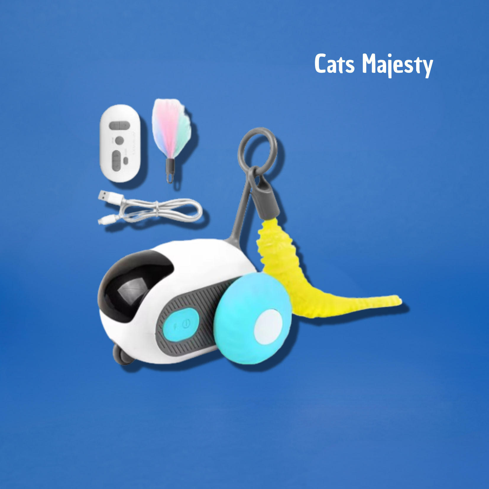 Jouet pour chat automatique, autonome 